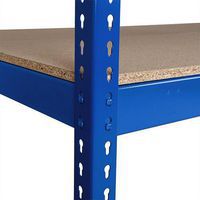 Dodatkowe półki z płyty wiórowej, 152,5 cm, 440 kg, niebieskie