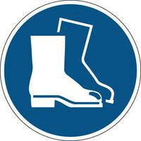 Dowództwo Tabele bezpieczeństwa — Używaj obuwia roboczego