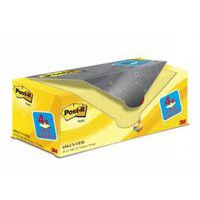 Karteczki samoprzylepne POST-IT® (654CY-VP20), 76x76mm, (16+4)x100 kart., żółte, 4 bloczki GRATIS