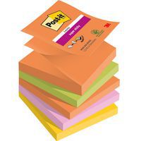 Karteczki samoprzylepne Post-it® Super Sticky Z-Notes, BOOST, 76x76mm, 5x90 kart.