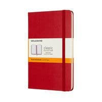 Notes MOLESKINE Classic M, 11,5x18 cm, w linie, twarda oprawa, scarlet red, 208 stron, czerwony