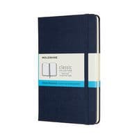 Notes MOLESKINE Classic M (11,5x18 cm) w kropki, twarda oprawa, sapphire blue, 208 stron, niebieski