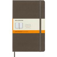 Notes MOLESKINE Classic L (13x21 cm) w linie, twarda oprawa, earth brown, 240 stron, brązowy