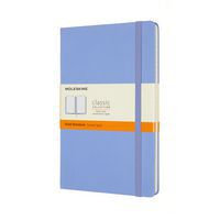 Notes MOLESKINE Classic L (13x21 cm) w linie, twarda oprawa, hydrangea blue, 240 stron, niebieski