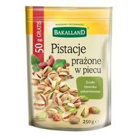 Pistacje prażone BAKALLAND, 200+50g