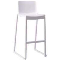 Krzesło barowe Flexfurn, białe