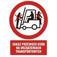 Zakaz przewozu osób na urządzeniach transportowych 1