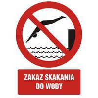 Zakaz skakania do wody