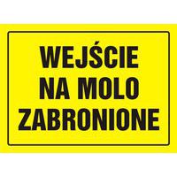 Wejście na molo zabronione