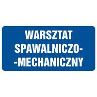 Warsztat spawalniczo-mechaniczny 20 X 40 nieświec. płyta sztywna PCV