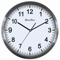 Zegar analogowy Q6 Manutan Expert, autonomiczny kwarcowy, średnica 34 cm