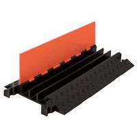 Przejście kablowe Guard Dog®, 3 kanały, czarny/pomarańczowy, 51 x 91 x 8 cm