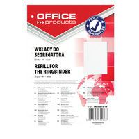 Wkład do segregatora OFFICE PRODUCTS, A4, w kratkę, 50 kart.