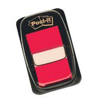 Zakładki indeksujące POST-IT® (680-1), 25x43mm, 50 kart., czerwone