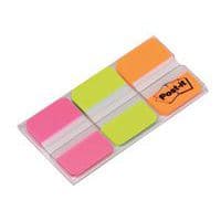 Zakładki indeksujące POST-IT® do archiwizacji (686-PGOEU), silne, 38x25mm, 3x22 kart., mix kolorów