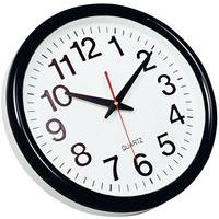 Zegar ścienny Q-CONNECT Tokyo, 28cm, czarny