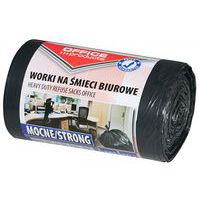 Worki na śmieci biurowe OFFICE PRODUCTS, mocne (LDPE), 35l, 50szt., czarne