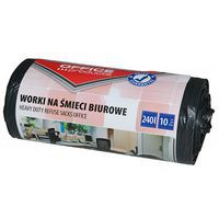 Worki na śmieci biurowe OFFICE PRODUCTS, mocne (LDPE), 240l, 10szt., czarne