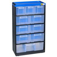 Organizer plastikowy VarioPlus Pro 53/21, 10 szuflad