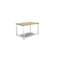 Proste stoły biurowe MOON U, 120 x 80 x 74 cm, wersja prosta