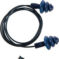Wykrywalne zatyczki TPR do uszu ze sznurkiem (50 par), niebieski