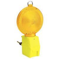 Lampa drogowa ostrzegawcza, żółta