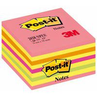 Kostka samoprzylepna POST-IT® (2028-NP), 76x76mm, 1x450 kart., cukierkowa różowa