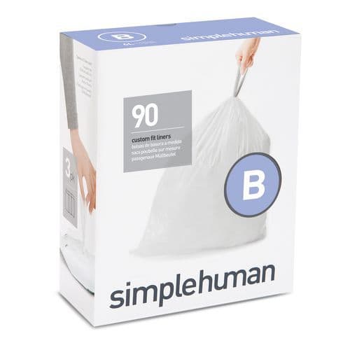 Worek na śmieci 6 L (B) 3 x 30 sztuk, Simplehuman