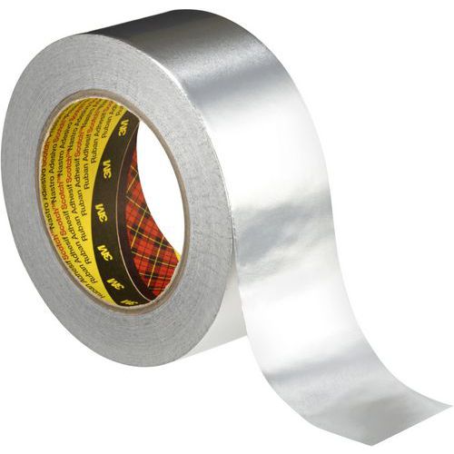 Aluminiowa taśma klejąca z podkładem papierowym 3M 1436, 50 mm x 50 m