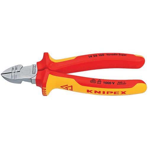 Szczypce boczne do ściągania izolacji Knipex, długość 160 mm