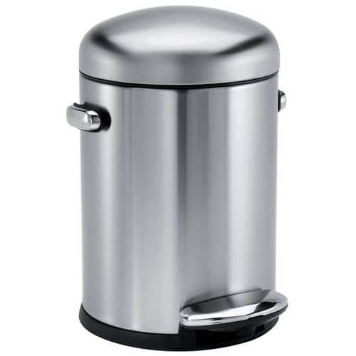 Kosz na śmieci mini Round Retro Step Can 4,5 l – Simplehuman