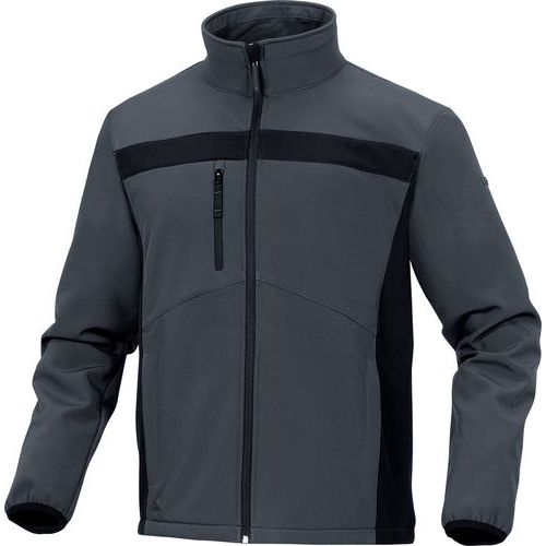 Męska kurtka softshell Lulea 2 w kolorze szaro-czarnym