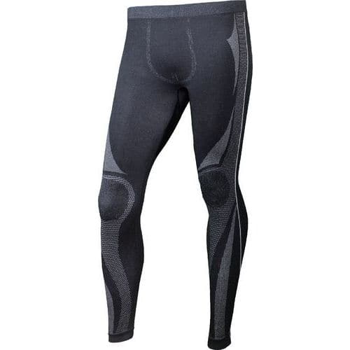 Męskie spodnie termoaktywne Deltaplus, czarno-szare