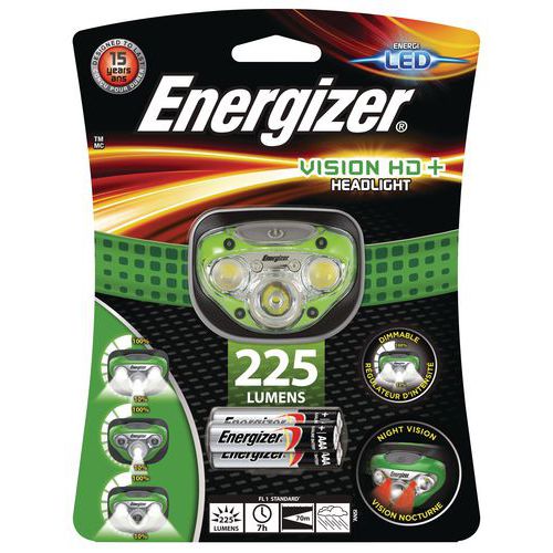 Latarka czołowa LED Energizer Vision, poświata 70 m