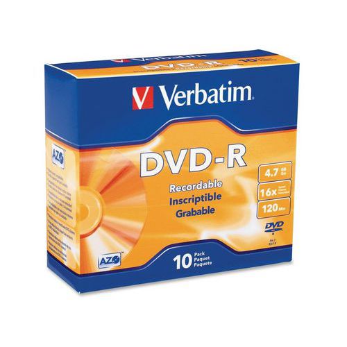 Verbatim DVD+-R/+-RW 4,7 GB 4-16x, AZO, 5 – 10 szt.