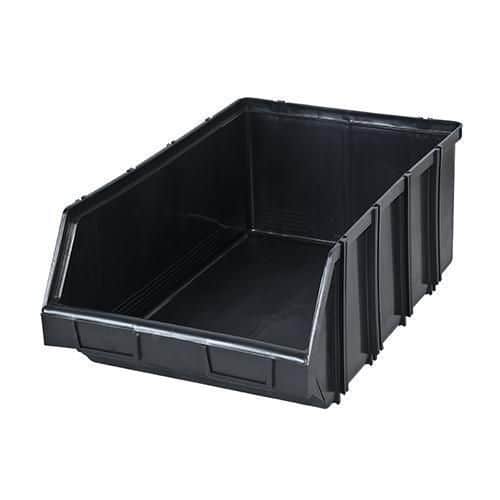 Plastikowy boks Modul box 4.1. 19 x 31 x 49 cm, czarny