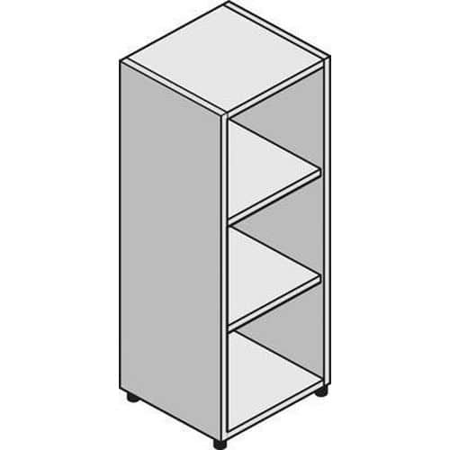 Szafa średnia wąska System, 131 x 43 x 45 cm, otwarta