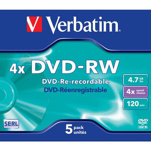 Verbatim DVD+-R/+-RW 4,7 GB 4-16x, AZO, 5 – 10 szt.