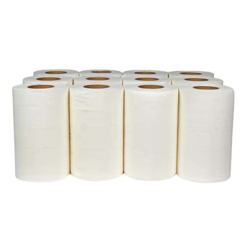 Ręczniki papierowe Midi 2-warstwowe, 50 m, białe, 12 szt.