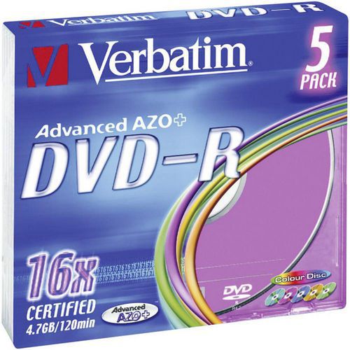 Verbatim DVD+-R/+-RW 4,7 GB 4-16x, AZO, 5 – 10 szt.