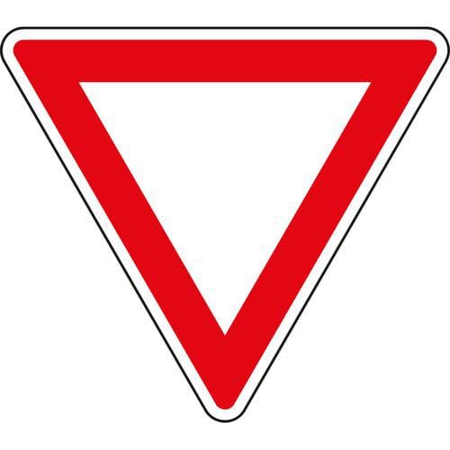 Znak drogowy Daj pierwszeństwo jazdy (P4)