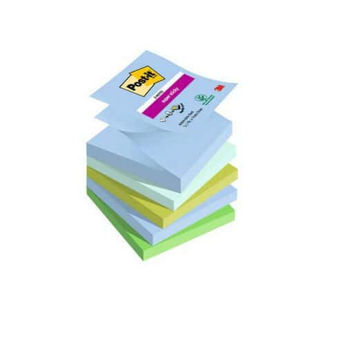 Bloczek samoprzylepny POST-IT® Super sticky Z-Notes (R330-5SS-OAS), 76x76mm, 5x90 kart.