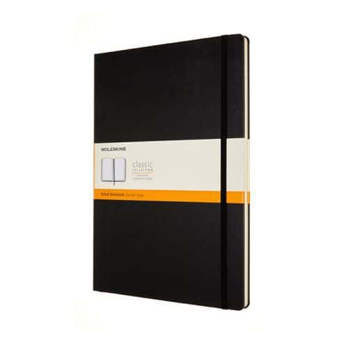 Notes MOLESKINE Classic A4 (21x29,7 cm) w linie, twarda oprawa, 192 strony, czarny