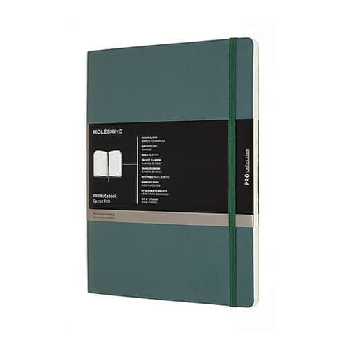 Notes MOLESKINE Professional XL (19x25 cm), miękka oprawa, forest green, 192 strony, zielony