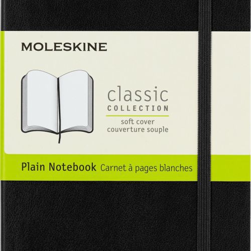 Notes MOLESKINE Classic P (9x14cm) gładki, miękka oprawa, 192 strony, czarny