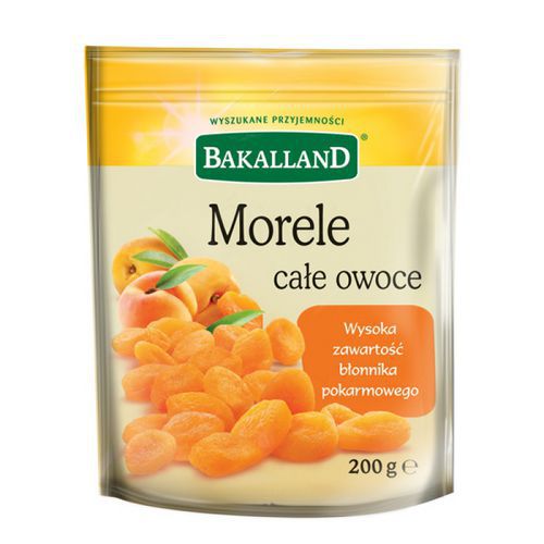 Morele suszone całe owoce BAKALLAND, 200g