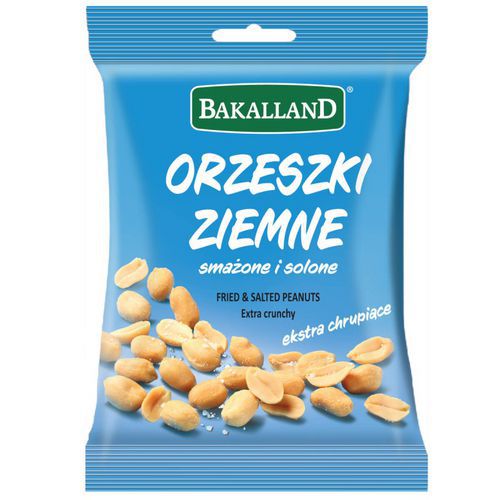 Orzeszki ziemne smażone i solone BAKALLAND, 125g