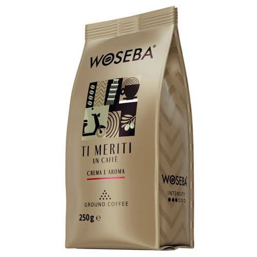 Kawa WOSEBA TI MERITI, CREMA E AROMAM, mielona, 250g