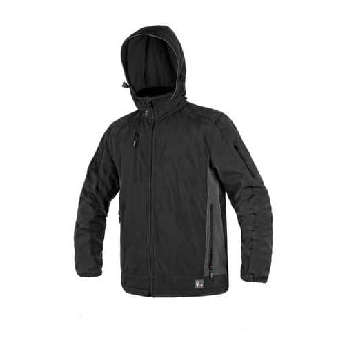 Kurtka DURHAM, męska, softshell, kolor czarny