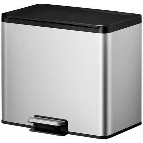 Kosz na śmieci z pedałem Essential Recycler Step Bin 9 + 9 + 9 l EKO